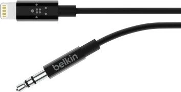 Belkin Adapterkabel 3.5mm-Klinke/Lightning 1.80m schwarz