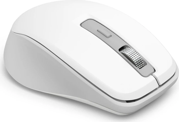 Hama WM-450 Silent Wireless Multi-Device Mouse weiß/grau, USB/Bluetooth
