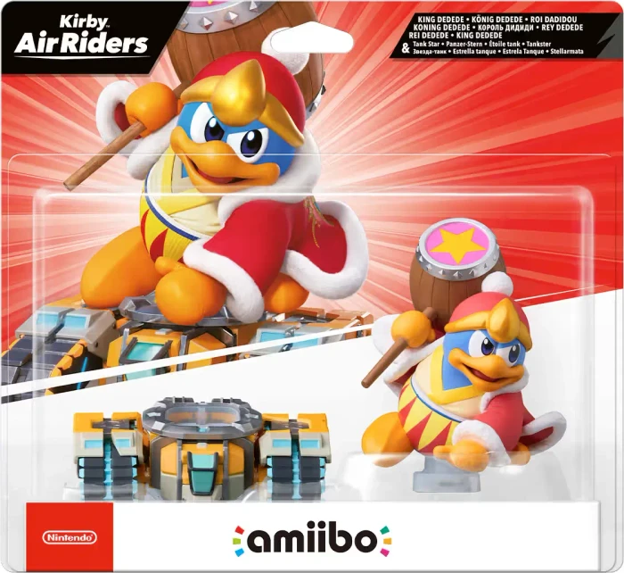 Nintendo amiibo Figur Kirby Air Riders Collection König Dedede & Panzer-Stern (Switch/WiiU/3DS)