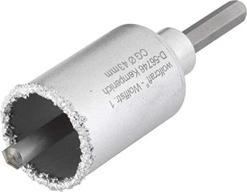 Wolfcraft HM-bestreut Lochsäge, 43mm, 1 Stück