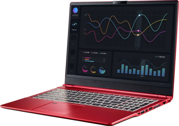 Nexoc B1504, rot, Core i7-8565U, 16GB RAM, 250GB SSD, 1TB HDD, DE