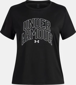 Under Armour Tech Varsity Graphic Funktionsshirt kurzarm schwarz/weiß (Junior)