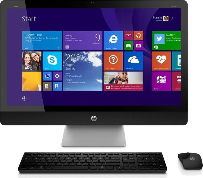 HP Envy Recline 27-k402ng, Core i7-4790T, 16GB RAM, 256GB SSD, GeForce 830M