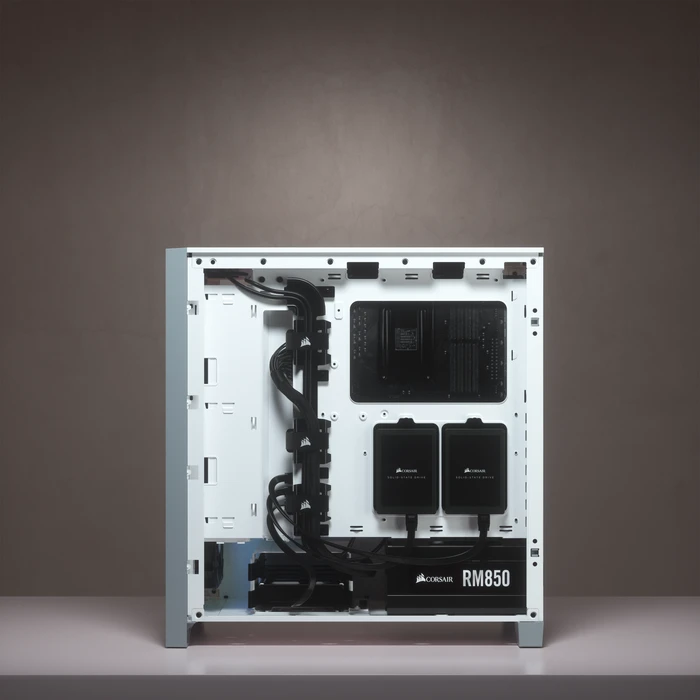 Corsair 4000D Airflow, weiß, Glasfenster
