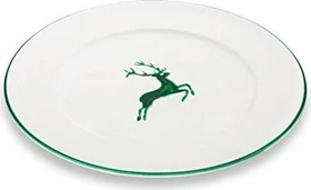 Gmundner Keramik Grüner Hirsch Speiseteller Gourmet 29cm