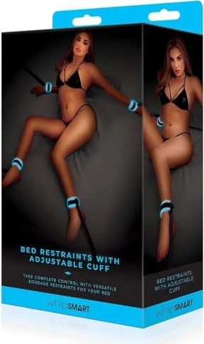 Whipsmart Glow in The Dark Under the Bed Bondage-Fessel Set blau