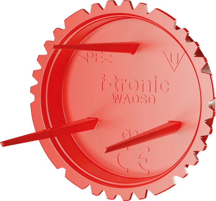 f-tronic Signaldeckel für UP Wandauslassdose