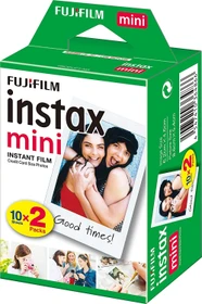 Fujifilm instax mini Sofortbildfilm White Border, 10 Aufnahmen, 2er-Pack