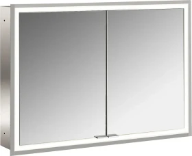 Emco Prime Facelift LED-Lichtspiegelschrank 100cm, 2 Türen, Unterputzmodell