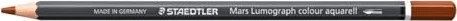 Staedtler Mars Lumograph colour aquarell 104 Aquarellstift braun, Kartonetui, 6er-Pack