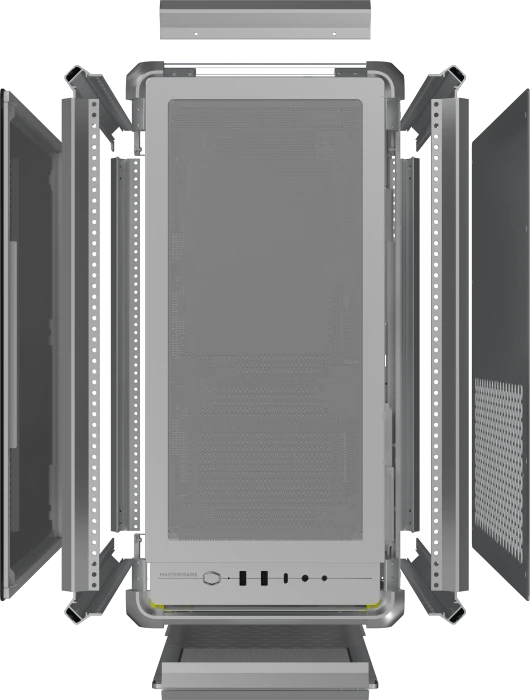 Cooler Master MasterFrame 600 Mesh, silber, Glasfenster