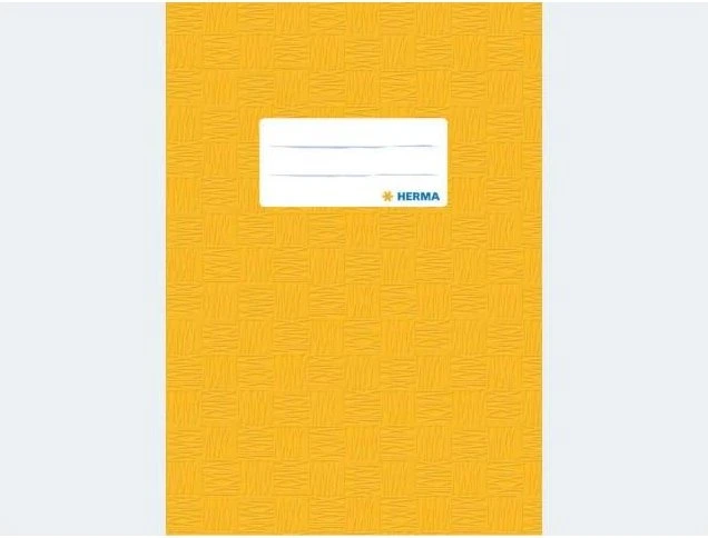 Herma Heftschoner Kunststoff, A5, gelb, 25er-Pack