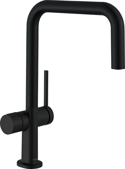 Hansgrohe Talis M54 U 220 1jet mit Geräteabsperrventil mattschwarz