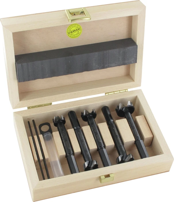Famag Bormax 2.0 WS prima Staketenbohrer-Sortiment inkl. Werkzeugbox, 5-tlg.