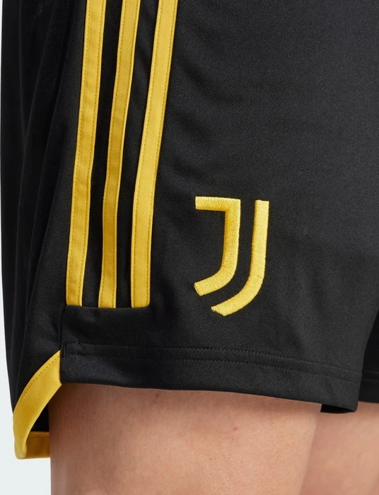 adidas Juventus Turin 2023/2024 Heimshorts black/bold gold (Herren)