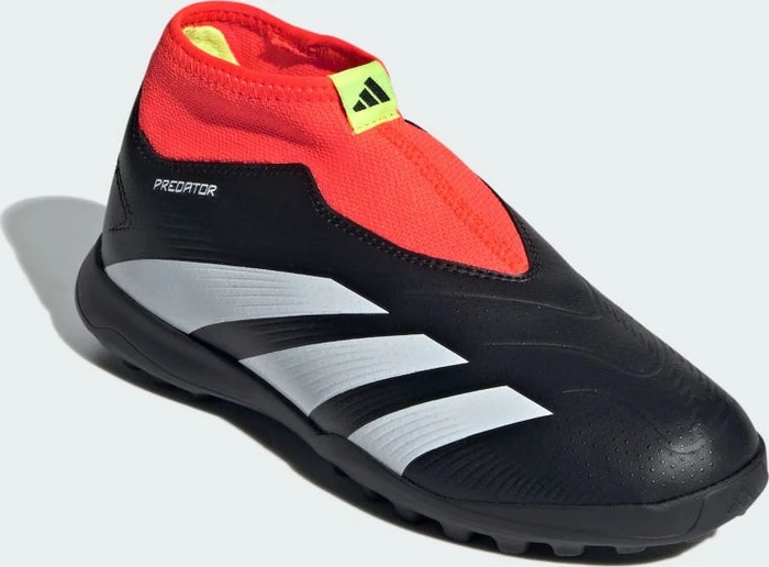 adidas Predator 24 League Laceless TF core black/cloud white/solar red (Junior)