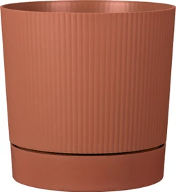 Scheurich Lino+ Pflanzgefäß 39cm siena red
