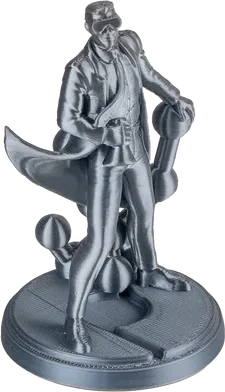Polymaker Panchroma Silk PLA, Gunmetal, Spule, 1.75mm, 1.00kg