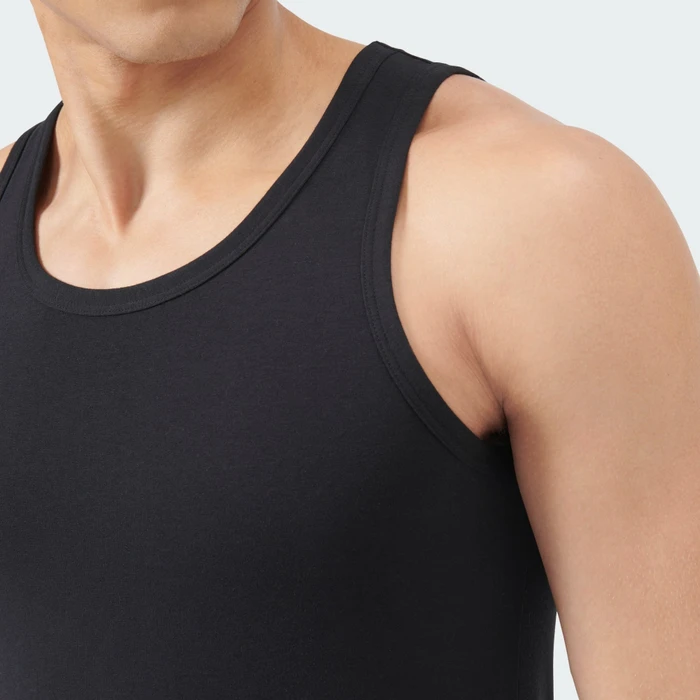 adidas Active Flex Tanktop Unterhemd, 2 Stück Shirt ärmellos schwarz (Herren)