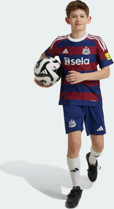 adidas Newcastle United FC 2024/2025 Auswärtstrikot team coll burgundy 2/night sky/white (Junior)