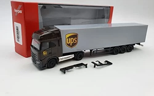 Herpa Iveco S-Way LNG Koffer-Sattelzug UPS