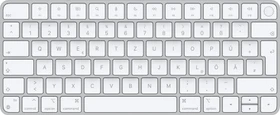 Apple Magic Keyboard mit Touch ID für Mac mit Apple Chip, silber, USB/Bluetooth, DE (MK293D/A)