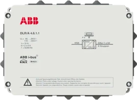 ABB DLR/A4.8.1.1 DALI-Lichtregler 4-fach, Aufputz, Schaltaktor (2CDG110172R0011)
