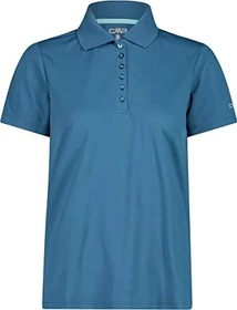 CMP Einfarbiges Pique Poloshirt kurzarm deep lake (Damen)