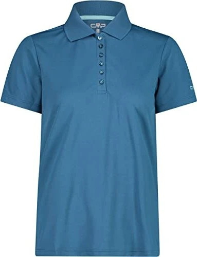 CMP Einfarbiges Pique Poloshirt kurzarm deep lake (Damen)