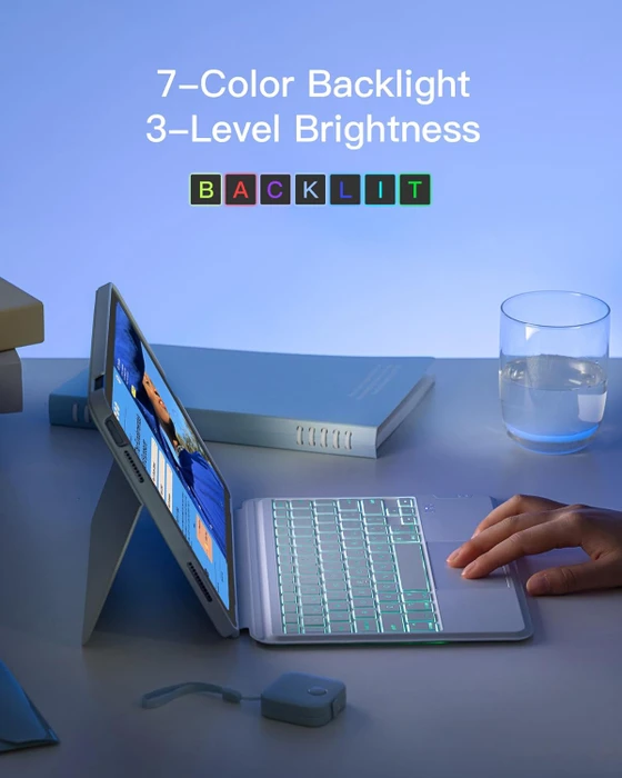Inateck Abnehmbare Tastatur für iPad 10, UK