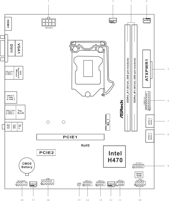 ASRock H510M-HDV/M.2 SE (Intel 1200)