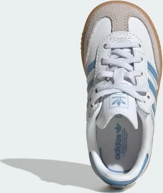 adidas Samba OG Comfort Closure Elastic Lace cloud white/ash blue/gum (Junior)