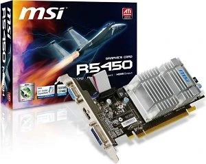 MSI Radeon HD 5450, R5450-MD1GH, 1GB DDR3, VGA, DVI, HDMI