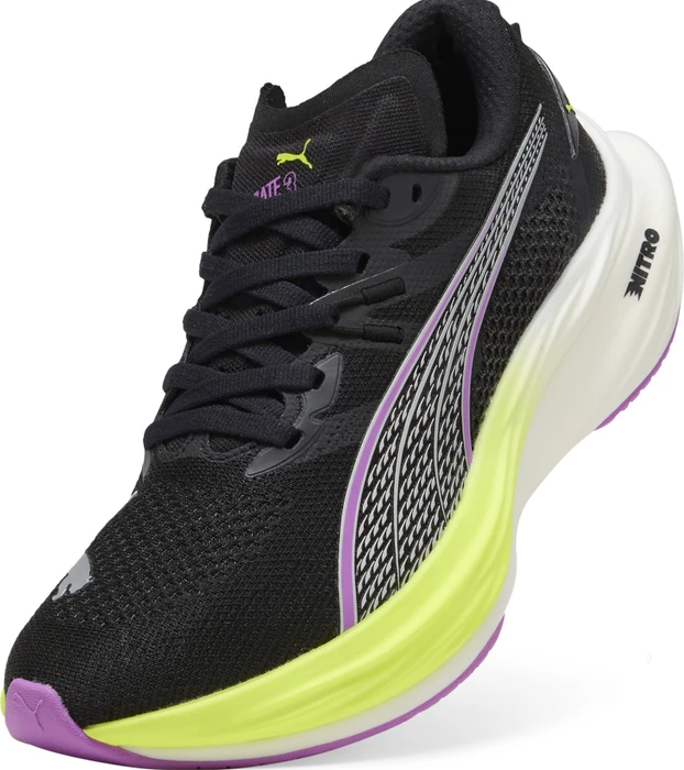 Puma Deviate Nitro 3 puma black/yellow alert/pure magenta (Damen)