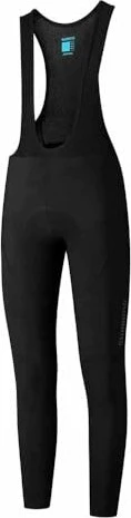 Shimano Element Bib Tights ohne Sitzpolster Fahrradhose lang schwarz (Herren)