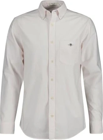 Gant Regular Fit Banker Stripe Classic Oxford Hemd langarm light pink (Herren)