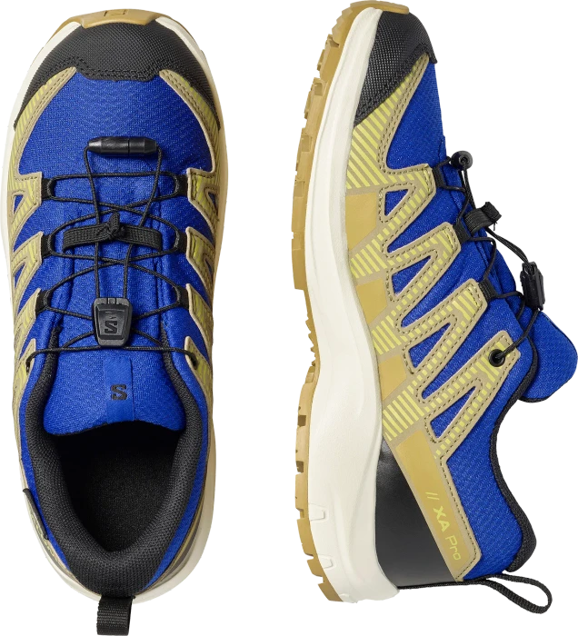 Salomon XA Pro V8 Waterproof bluing/acid lime/black (Junior)