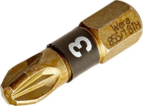 Wera 855/1 BTH Pozidriv Bit 1/4", PZ3x25mm, 1 Stück