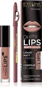 Eveline Cosmetics OH My Lips Flüssiger Lippenstift & Lipliner 08 lovely rose, 4ml