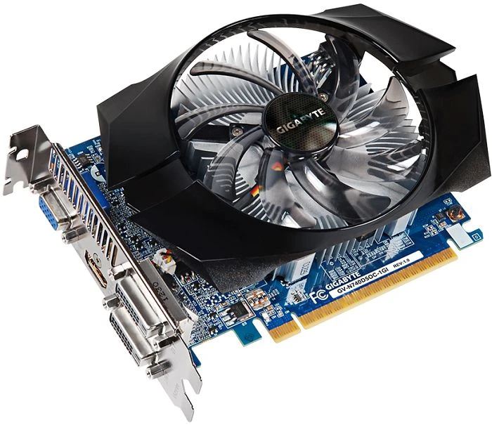 GIGABYTE GeForce GT 740 OC, 1GB GDDR5, VGA, 2x DVI, HDMI