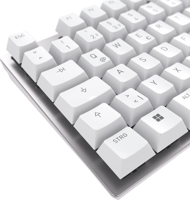 Cherry KC 200 MX, silber/weiß, MX2A BROWN, USB, DE