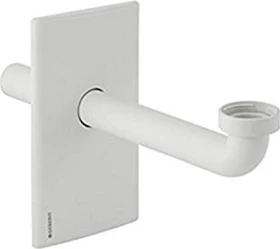 Geberit Fertigbauset für Waschtisch, mit UP-Siphon, weiß-alpin