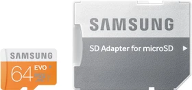 Samsung EVO R48 64GB Kit, UHS-I, Class 10