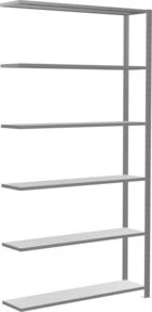Schulte Lagertechnik Multiplus 150 Anbauregal 130x250x30cm verzinkt