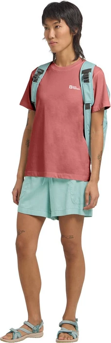 Jack Wolfskin Essential T-Shirt kurzarm mineral red (Damen)