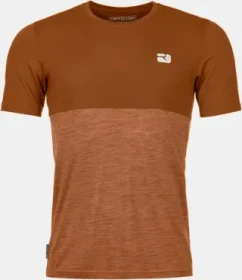 Ortovox 150 Cool Logo Funktionsshirt kurzarm bristle brown (Herren)