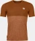 Ortovox 150 Cool Logo Funktionsshirt kurzarm bristle brown (Herren) Vorschaubild
