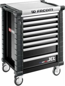 Facom JET.8NM3A Werkzeugwagen schwarz