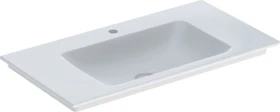 Geberit ONE Möbelwaschtisch Abgang vertikal 90cm, Hahnloch mittig, weiß/KeraTect