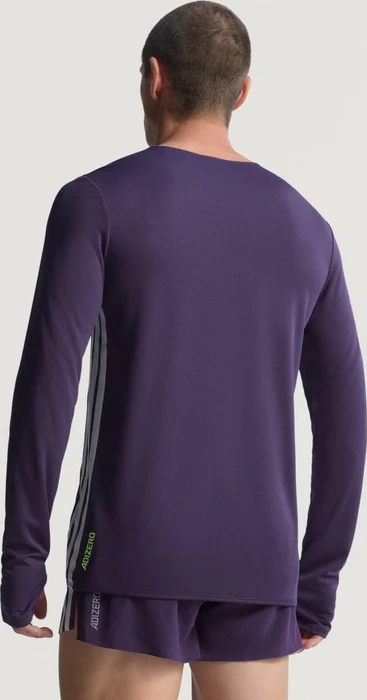 adidas Adizero Running Laufshirt langarm aurora plum (Herren)